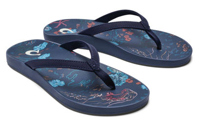 Picture of Olukai Women’s Puawe - Midnight Navy/ Barrier Reef