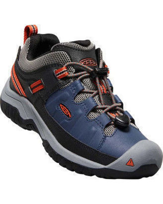 Picture of Keen Kids  Targhee Low WP - Blue Nights/ Rooibos Tea